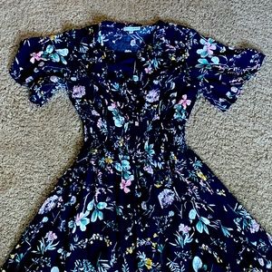 Baltic Born boho navy floral dress
